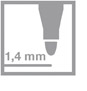 zvýrazňovač 1,4 mm