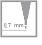 mechanická tužka 0,7 mm