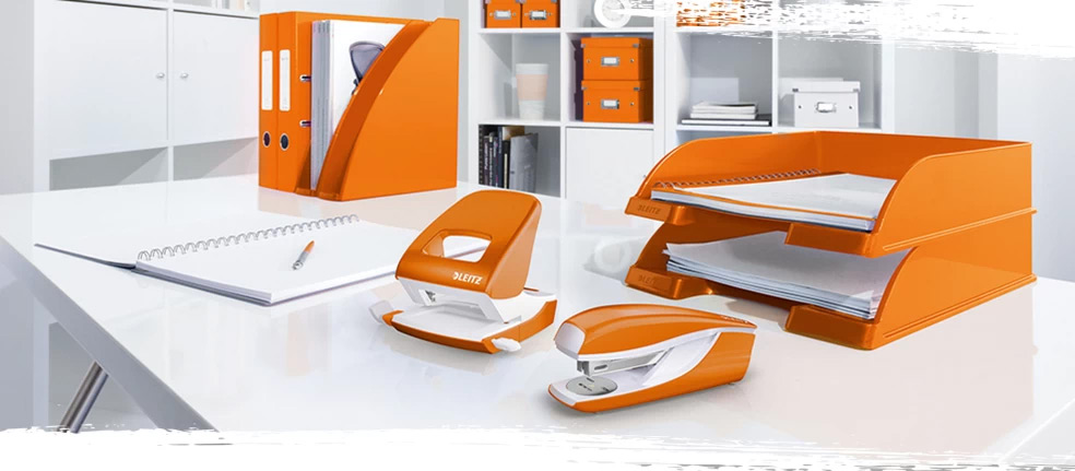 Stylová kancelář Leitz WoW - oranžová